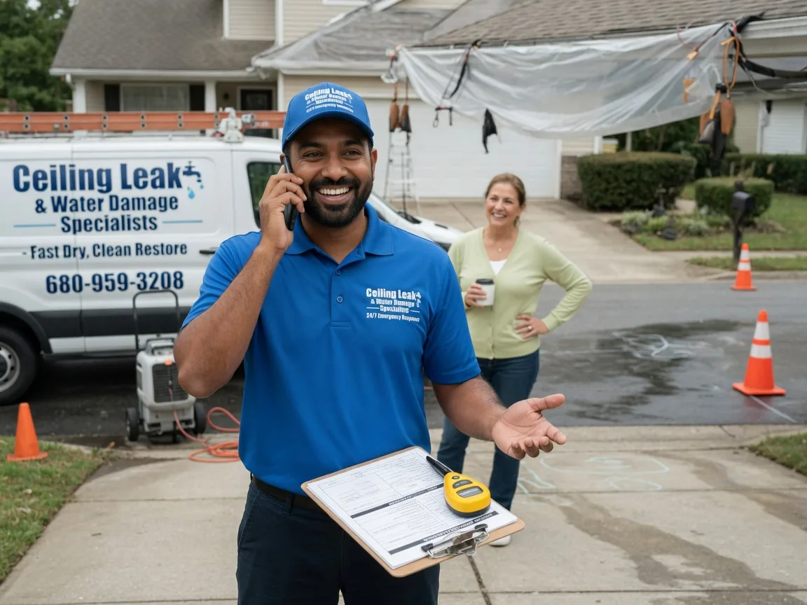 Ceiling Leak Cleanup Ludington, MI FAQs